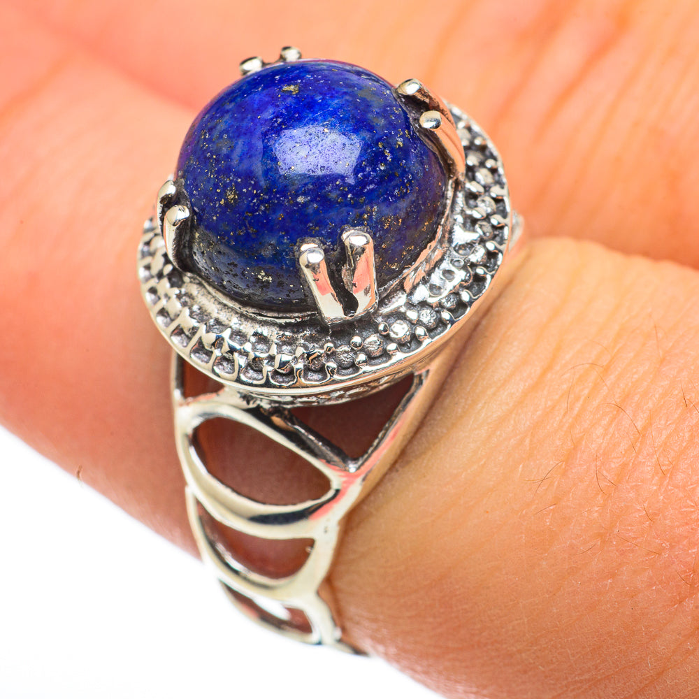 Lapis Lazuli Rings handcrafted by Ana Silver Co - RING60563