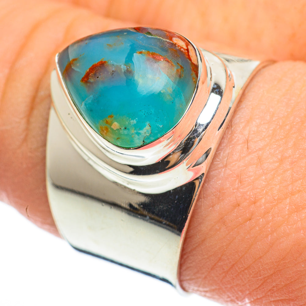 Peruvian Opal Rings handcrafted by Ana Silver Co - RING60564