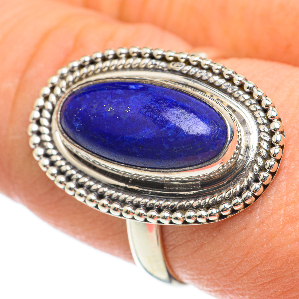 Lapis Lazuli Rings handcrafted by Ana Silver Co - RING60565