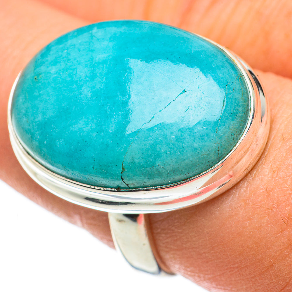 Amazonite Rings handcrafted by Ana Silver Co - RING60566