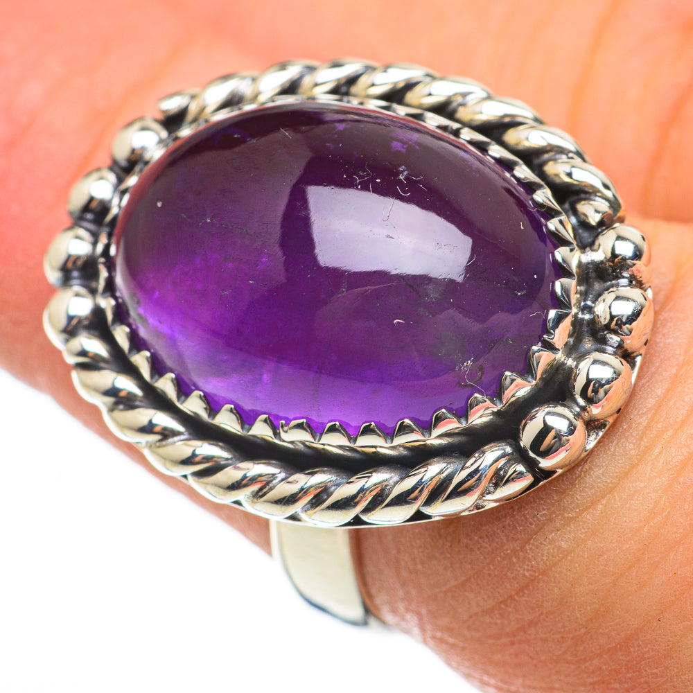 Amethyst Rings handcrafted by Ana Silver Co - RING60575