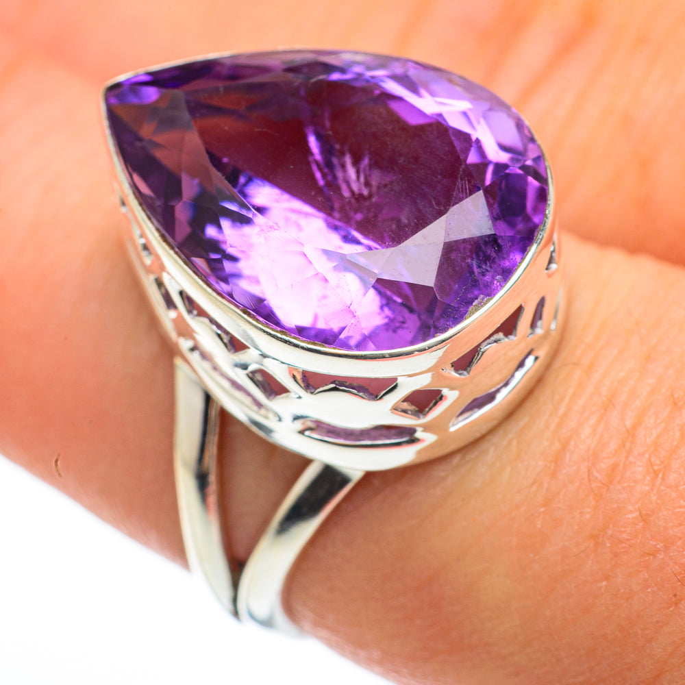 Amethyst Rings handcrafted by Ana Silver Co - RING60576