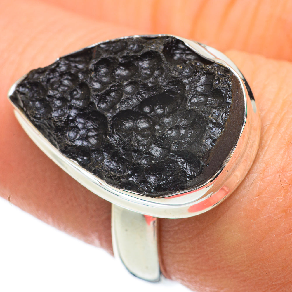 Tektite Rings handcrafted by Ana Silver Co - RING60579