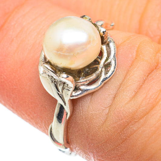 Cultured Pearl Rings handcrafted by Ana Silver Co - RING60581