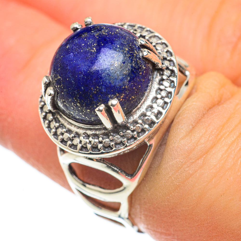 Lapis Lazuli Rings handcrafted by Ana Silver Co - RING60583