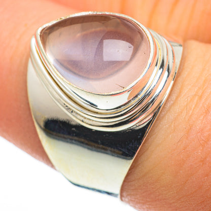 Rose Quartz Rings handcrafted by Ana Silver Co - RING60592
