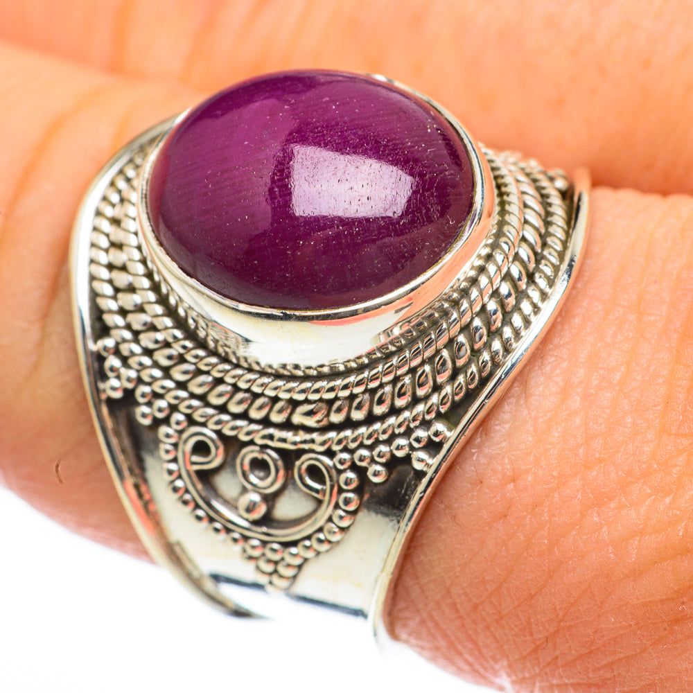 Pink Tourmaline Rings handcrafted by Ana Silver Co - RING60593