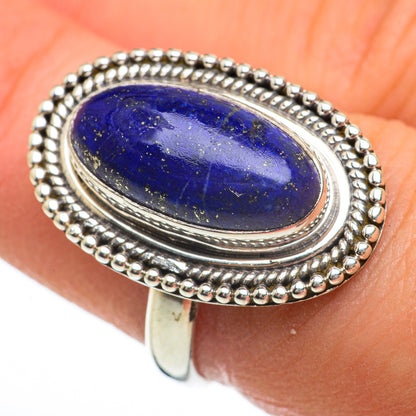 Lapis Lazuli Rings handcrafted by Ana Silver Co - RING60601