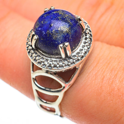 Lapis Lazuli Rings handcrafted by Ana Silver Co - RING60605