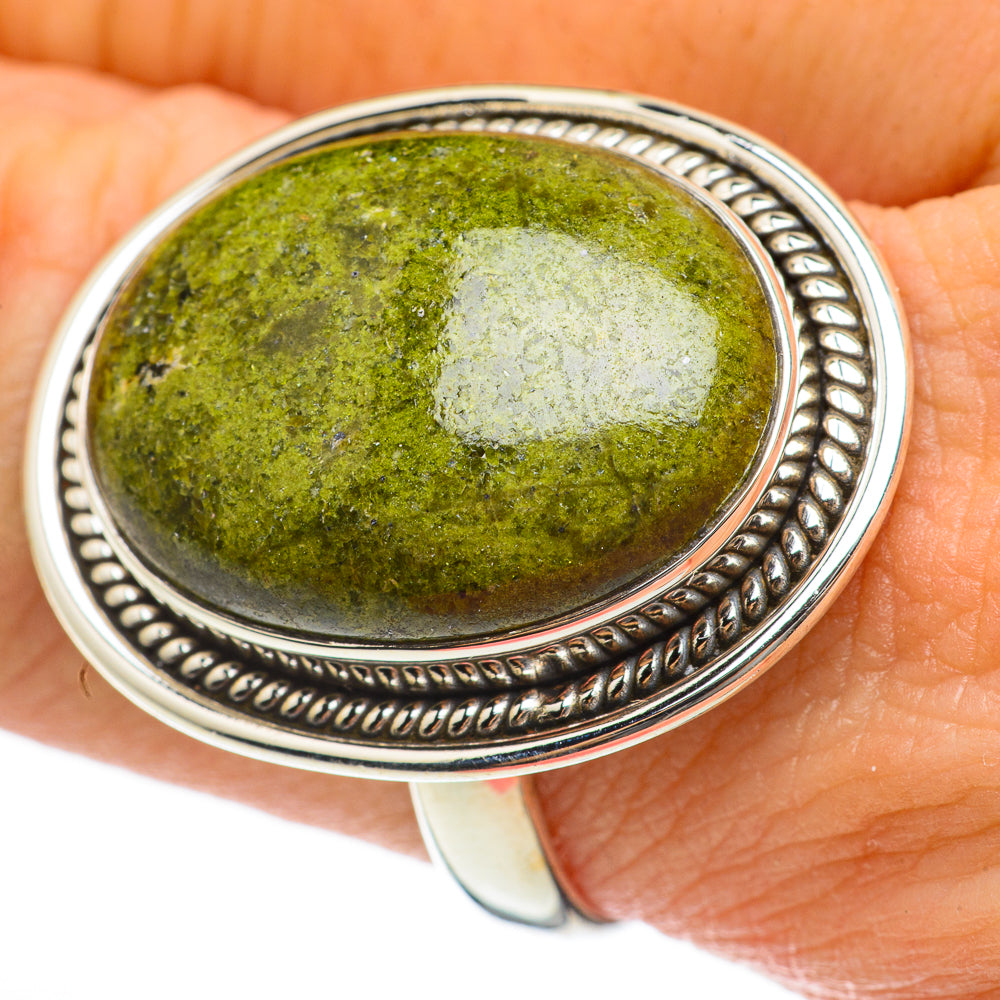 Rainforest Jasper Rings handcrafted by Ana Silver Co - RING60608
