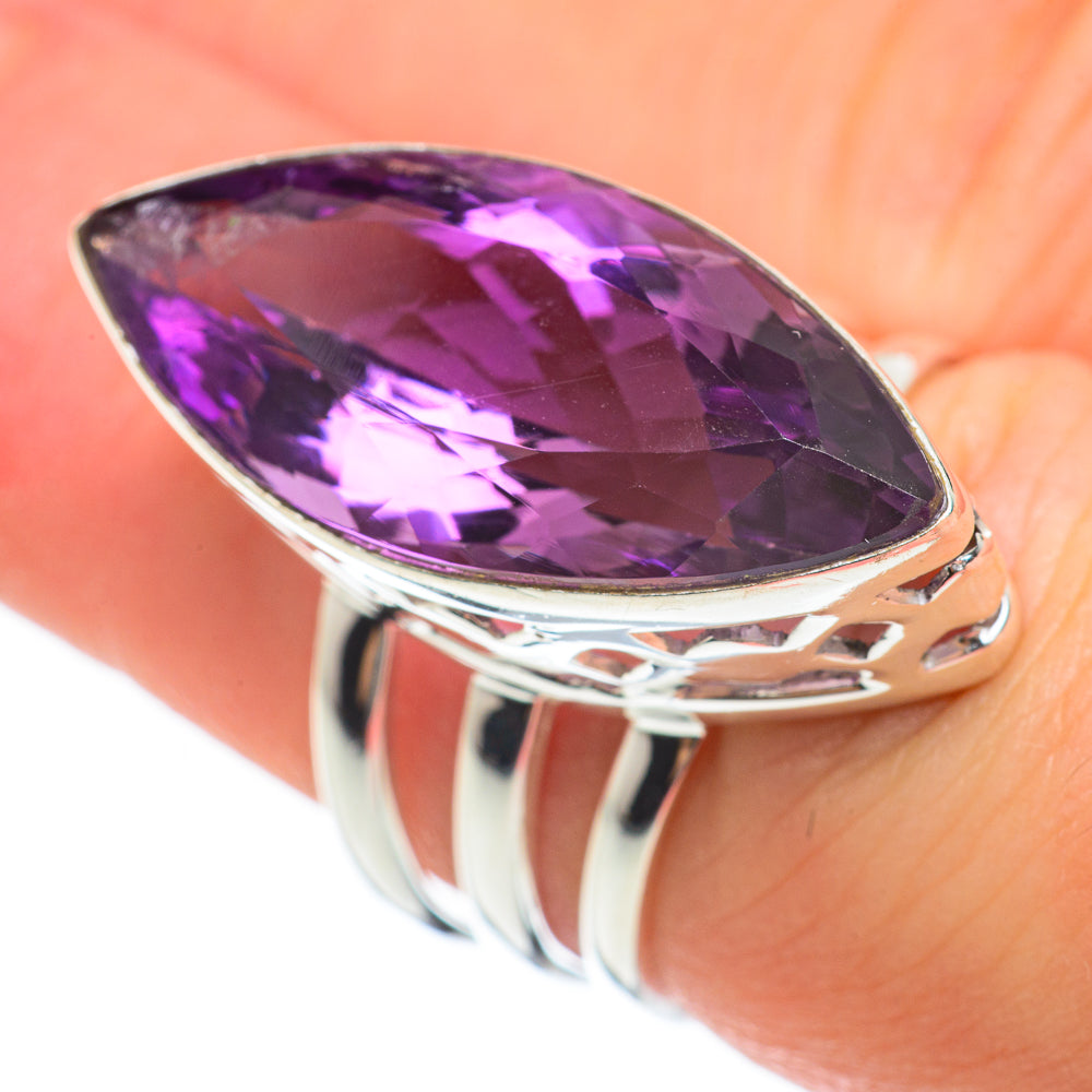 Amethyst Rings handcrafted by Ana Silver Co - RING60616