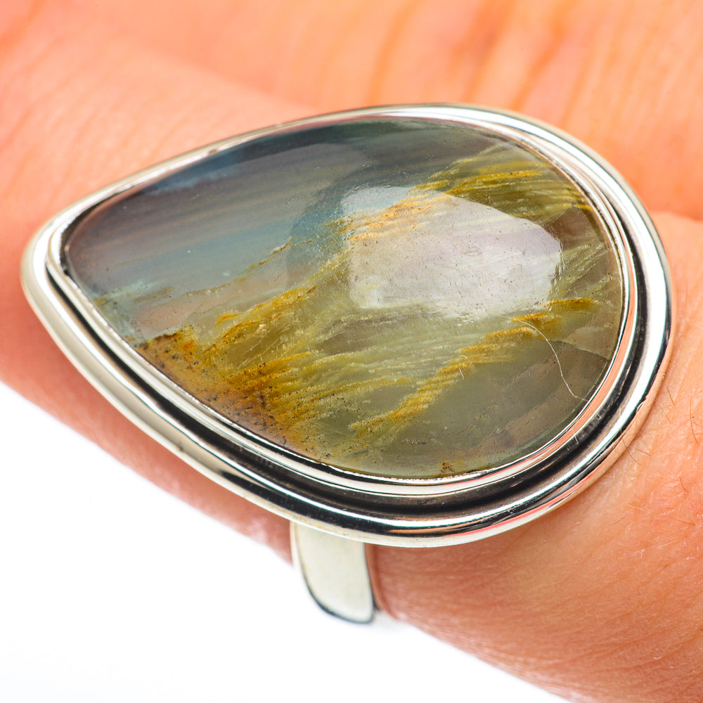 Green Fluorite Rings handcrafted by Ana Silver Co - RING60631