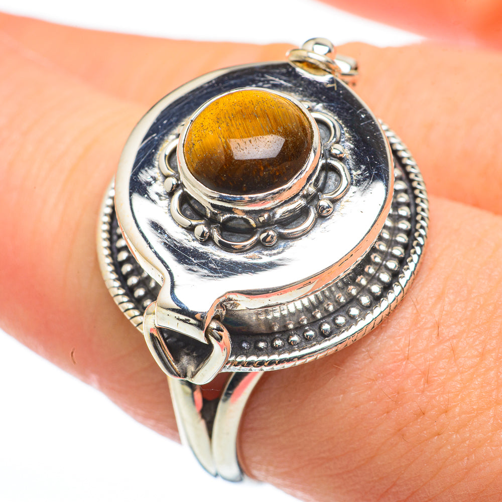 Tiger Eye Rings handcrafted by Ana Silver Co - RING60638