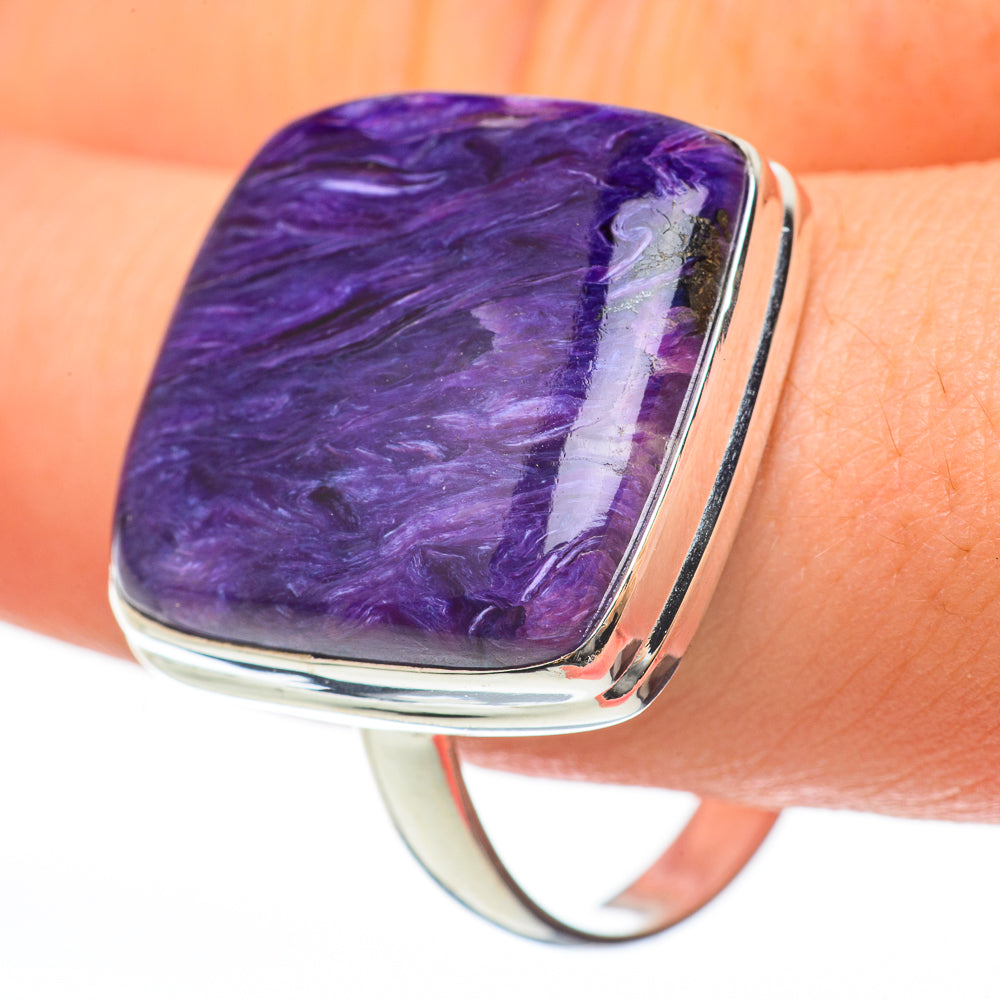 Charoite Rings handcrafted by Ana Silver Co - RING60641