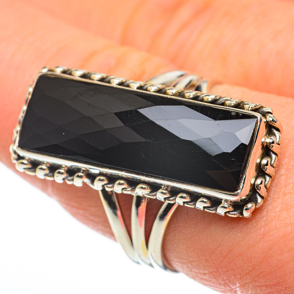Black Onyx Rings handcrafted by Ana Silver Co - RING60645