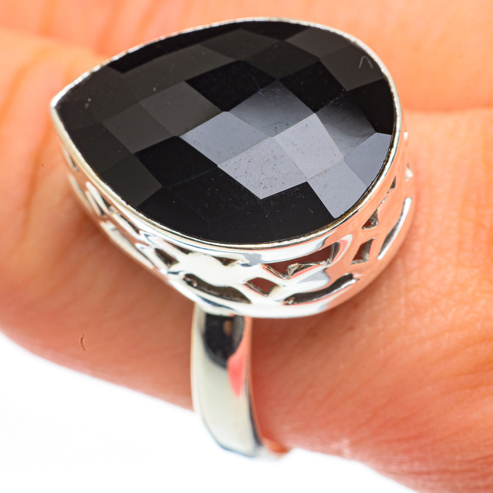 Black Onyx Rings handcrafted by Ana Silver Co - RING60646