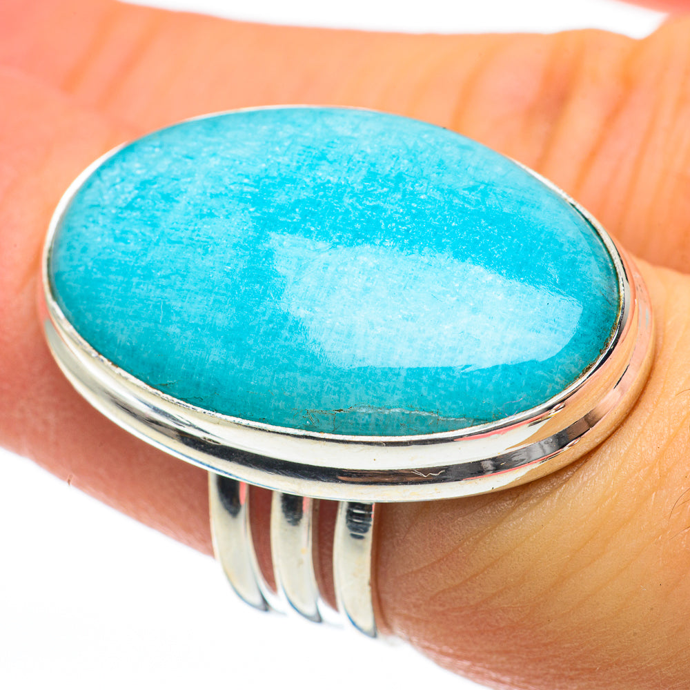 Larimar Rings handcrafted by Ana Silver Co - RING60662