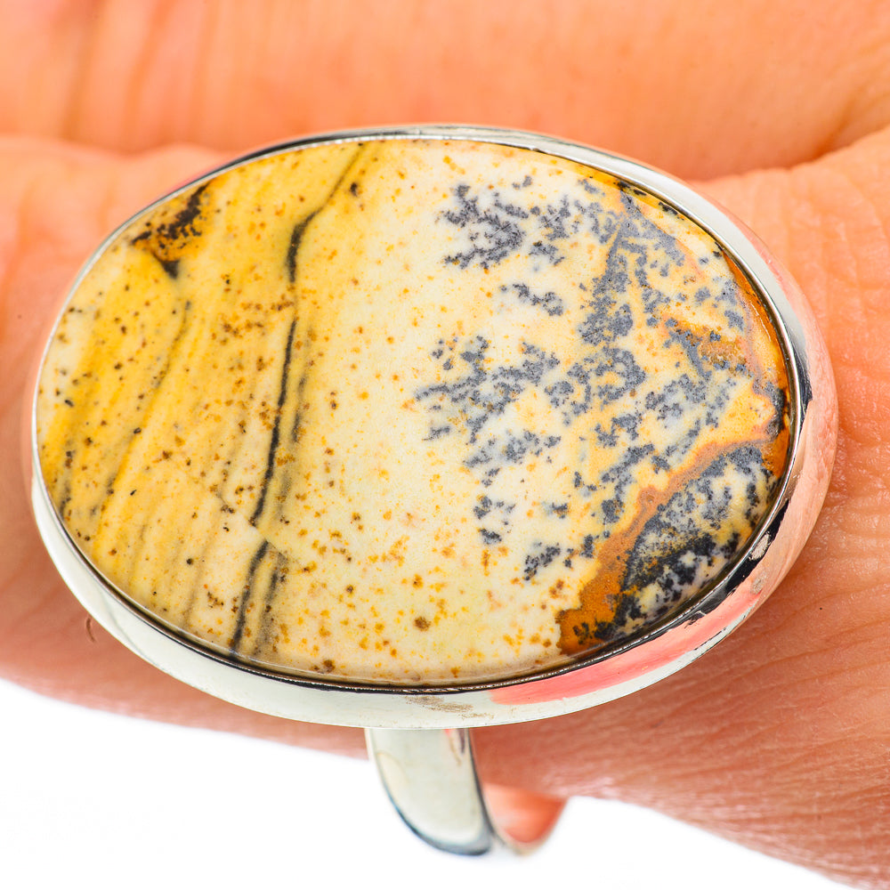 Picture Jasper Rings handcrafted by Ana Silver Co - RING60665