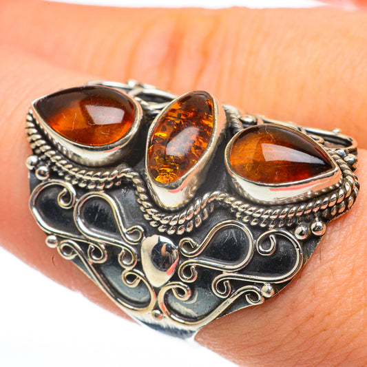 Amber Rings handcrafted by Ana Silver Co - RING60668