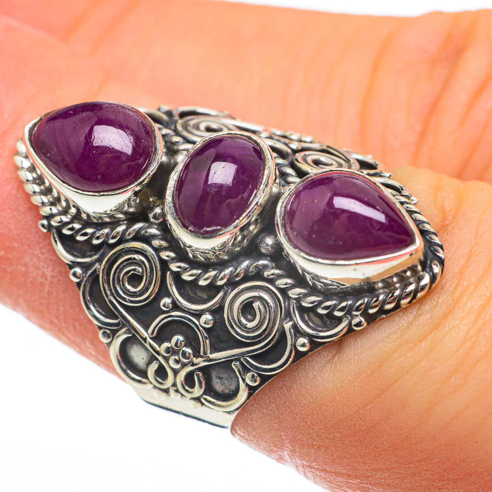 Pink Tourmaline Rings handcrafted by Ana Silver Co - RING60669