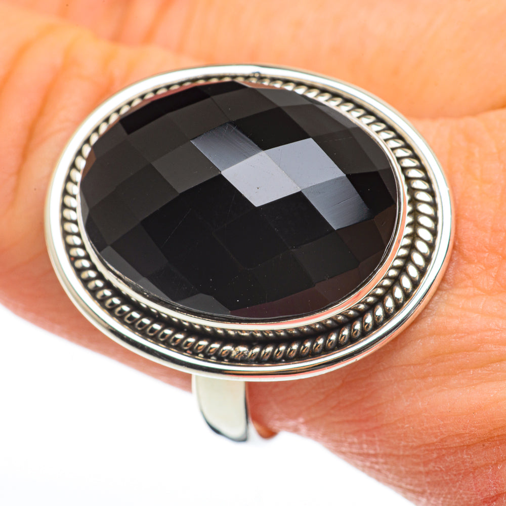 Black Onyx Rings handcrafted by Ana Silver Co - RING60675