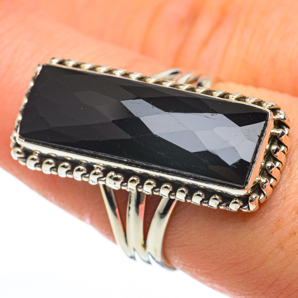 Black Onyx Rings handcrafted by Ana Silver Co - RING60676