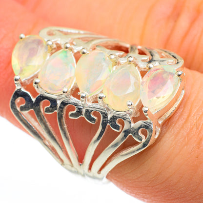 Ethiopian Opal Rings handcrafted by Ana Silver Co - RING60681