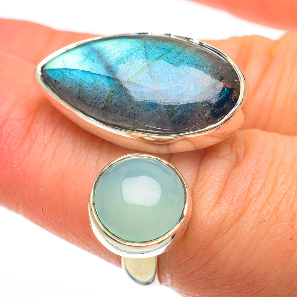 Lapis Lazuli Rings handcrafted by Ana Silver Co - RING60685
