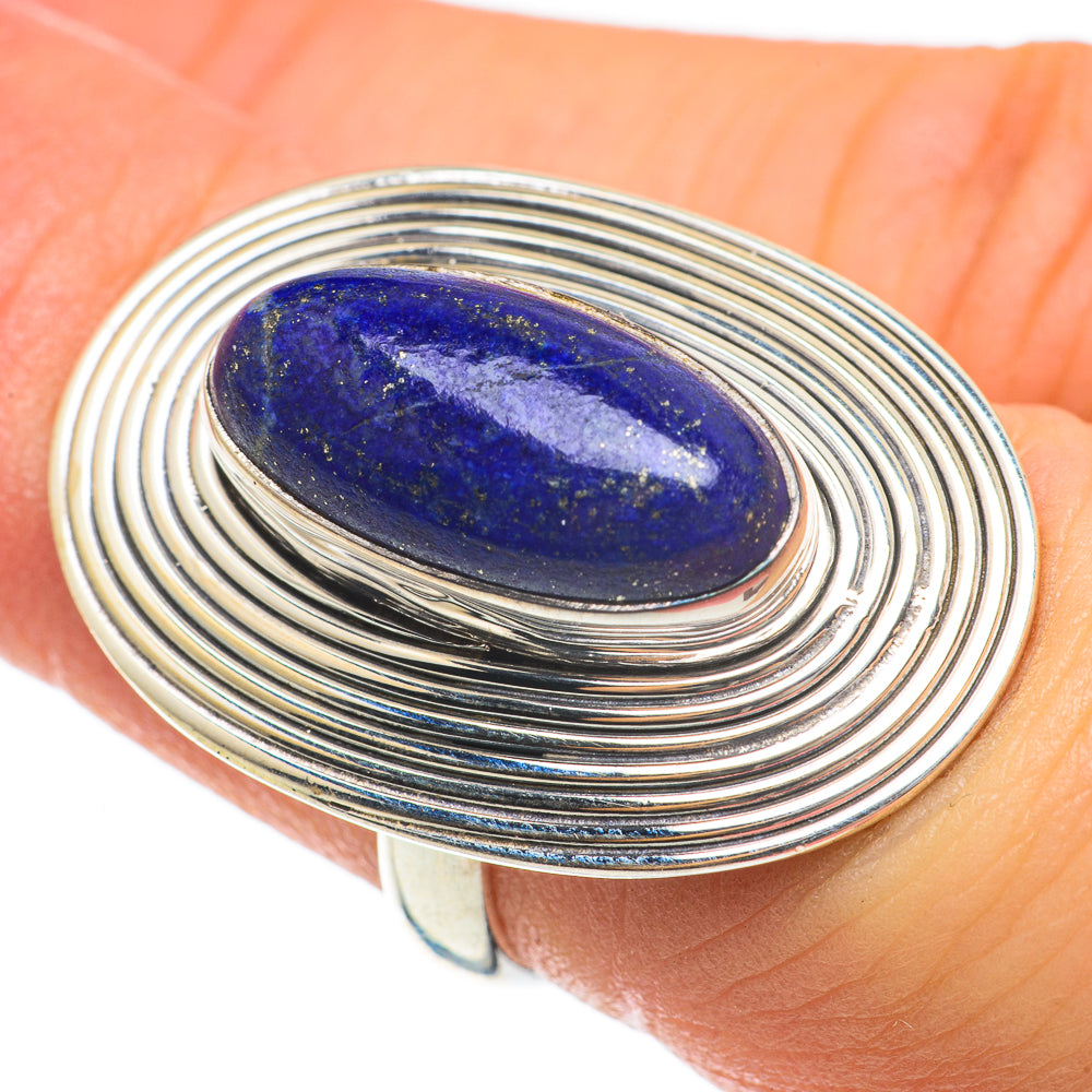 Lapis Lazuli Rings handcrafted by Ana Silver Co - RING60690