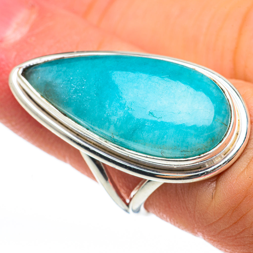Larimar Rings handcrafted by Ana Silver Co - RING60691