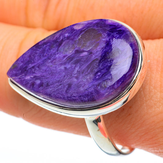 Charoite Rings handcrafted by Ana Silver Co - RING60700