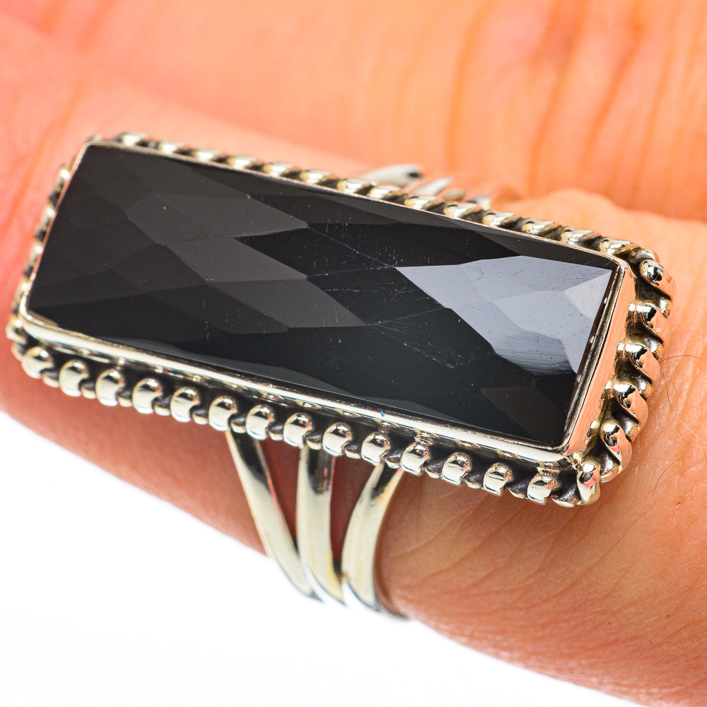 Black Onyx Rings handcrafted by Ana Silver Co - RING60702