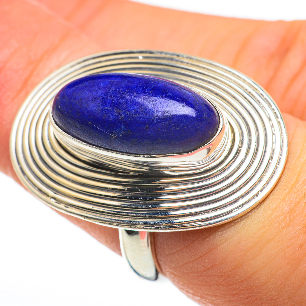 Lapis Lazuli Rings handcrafted by Ana Silver Co - RING60715