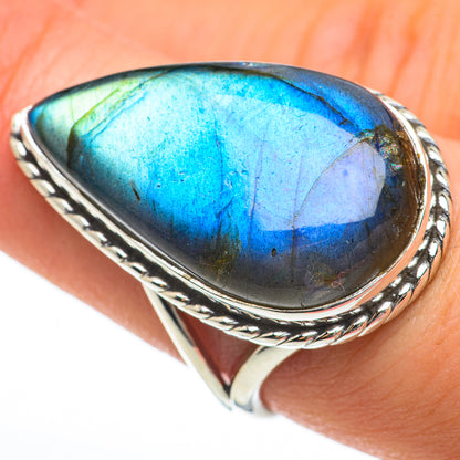 Labradorite Rings handcrafted by Ana Silver Co - RING60717