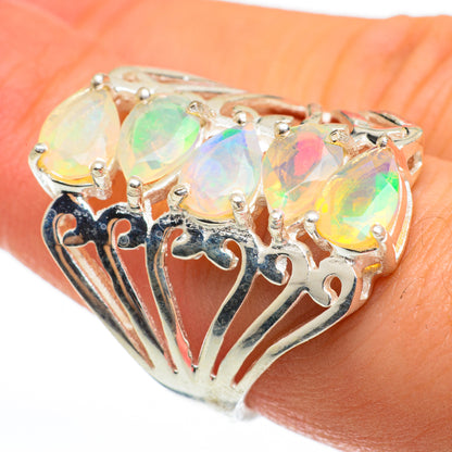 Ethiopian Opal Rings handcrafted by Ana Silver Co - RING60734