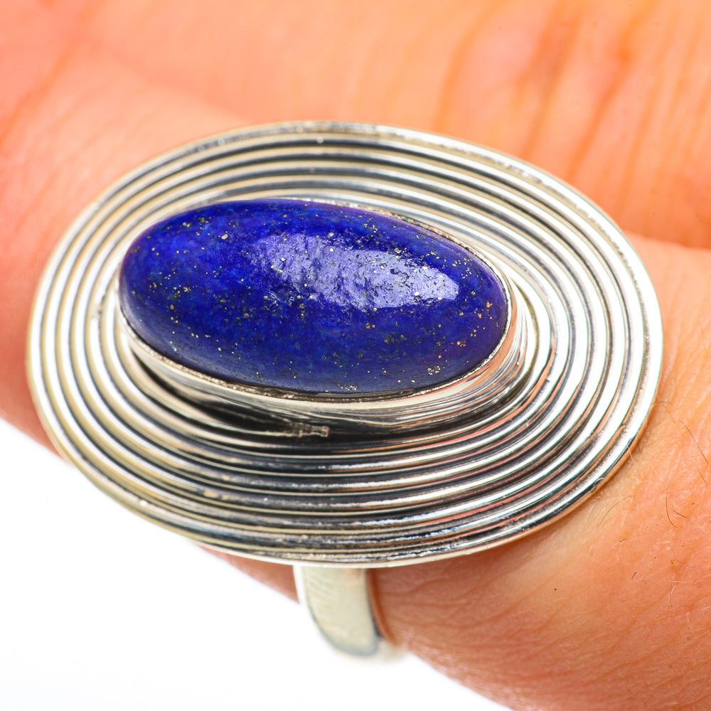 Lapis Lazuli Rings handcrafted by Ana Silver Co - RING60738