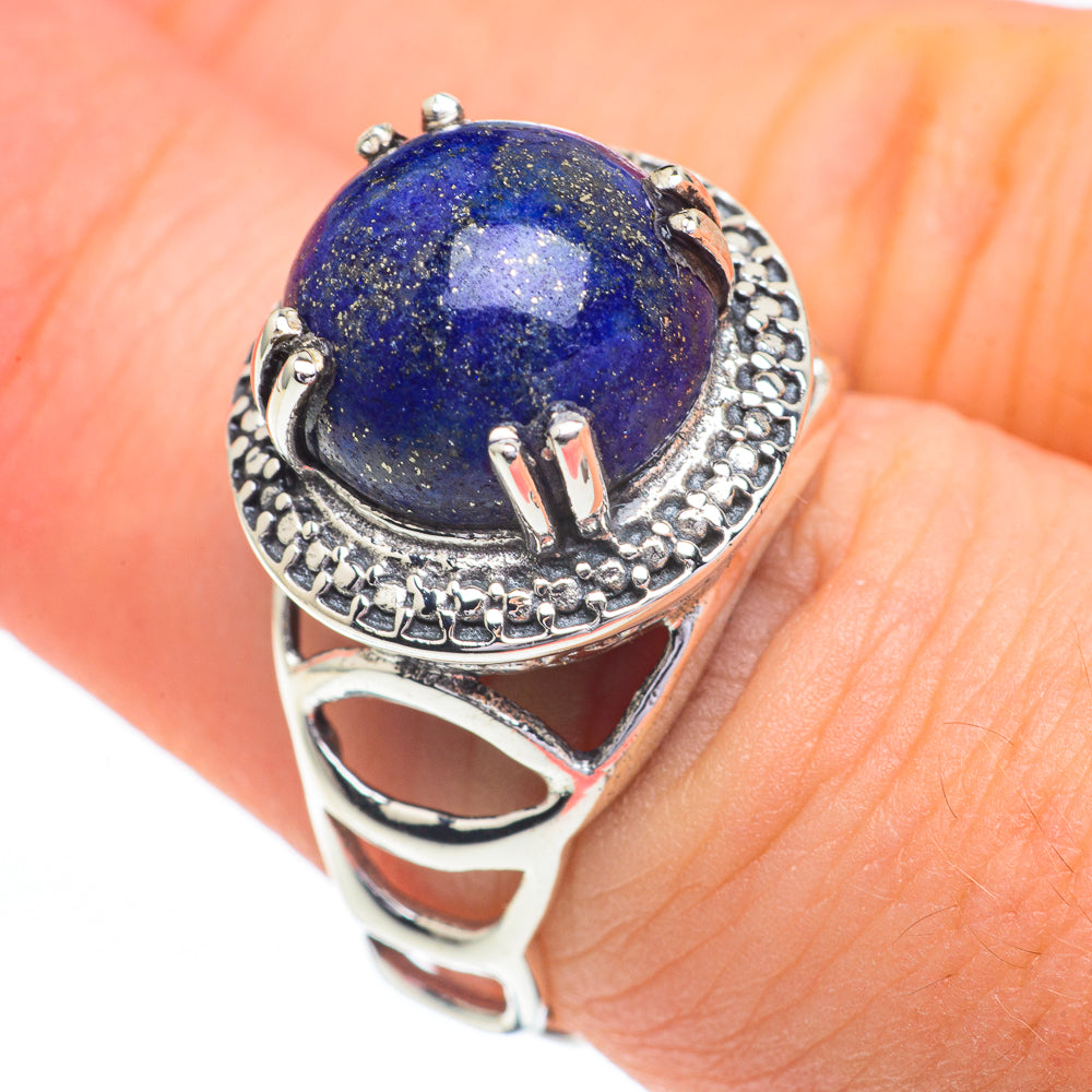 Lapis Lazuli Rings handcrafted by Ana Silver Co - RING60755