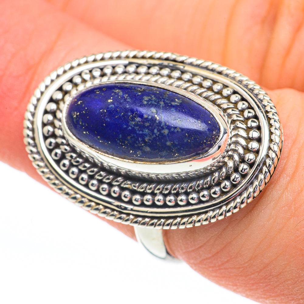 Lapis Lazuli Rings handcrafted by Ana Silver Co - RING60756