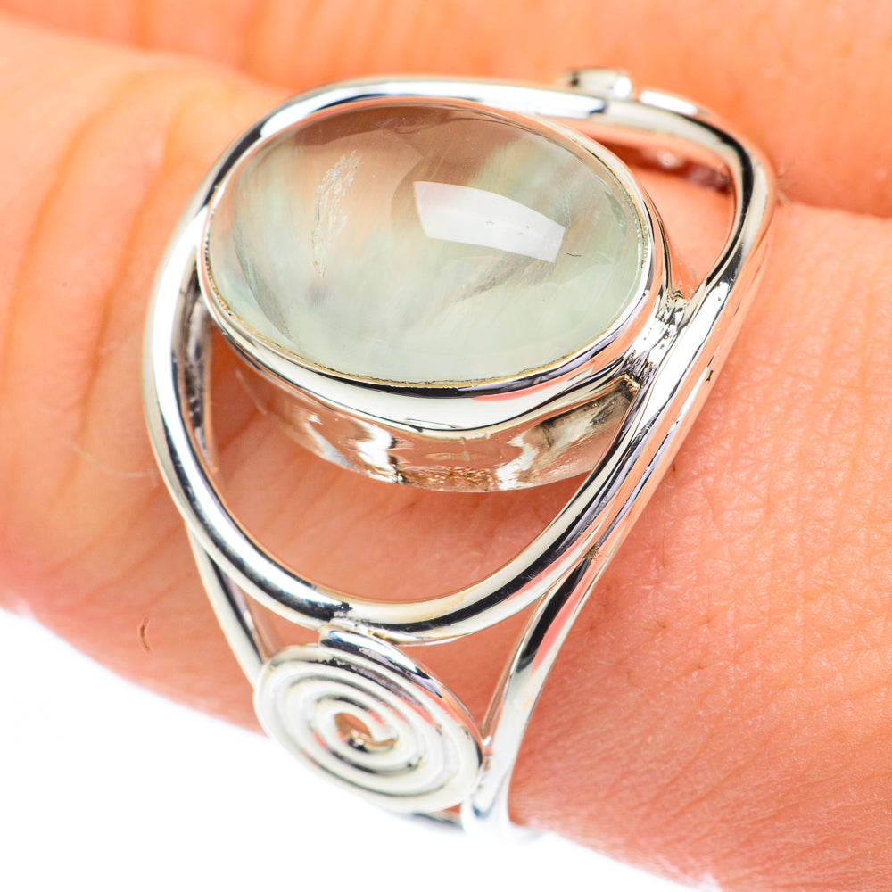 Prehnite Rings handcrafted by Ana Silver Co - RING60758