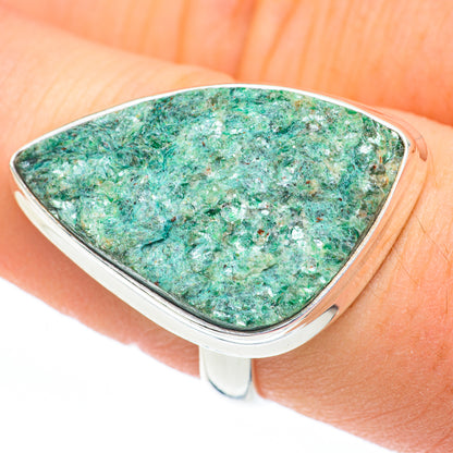 Green Fuchsite Rings handcrafted by Ana Silver Co - RING60759