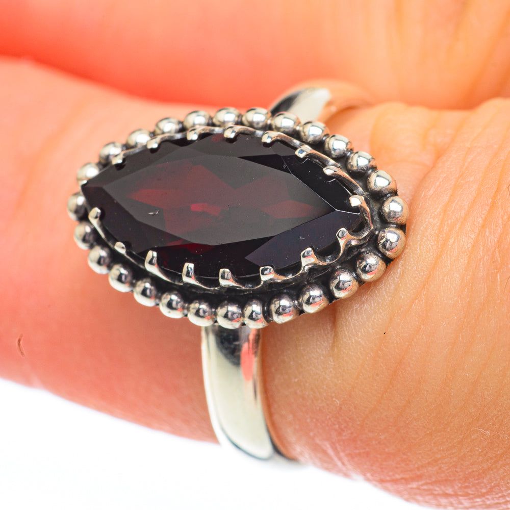 Garnet Rings handcrafted by Ana Silver Co - RING60766
