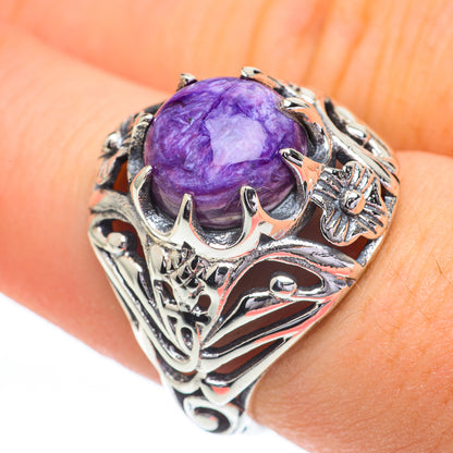 Charoite Rings handcrafted by Ana Silver Co - RING60769