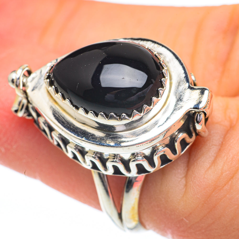 Black Onyx Rings handcrafted by Ana Silver Co - RING60776
