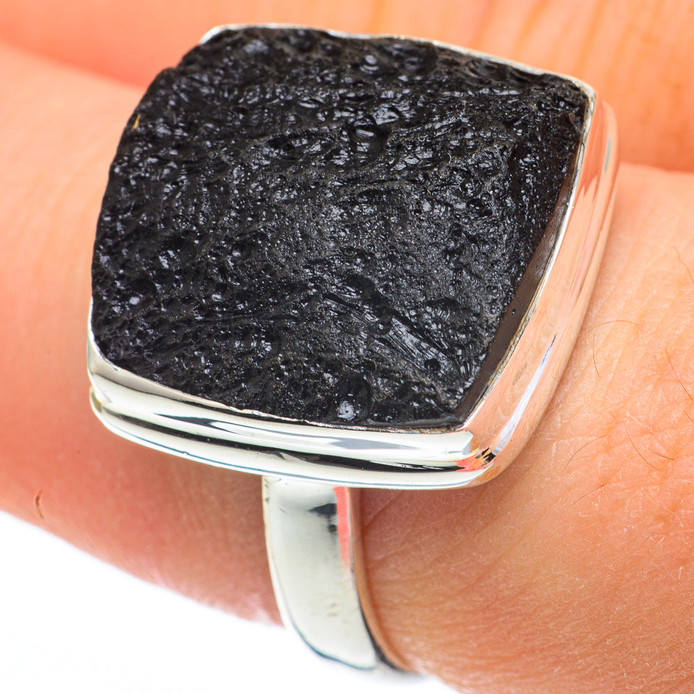 Tektite Rings handcrafted by Ana Silver Co - RING60777