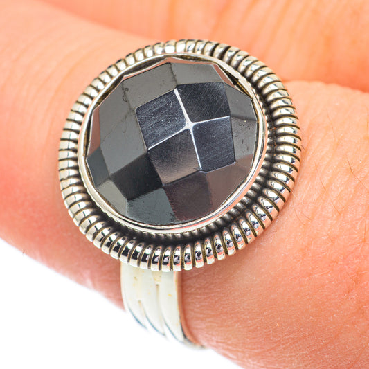 Hematite Rings handcrafted by Ana Silver Co - RING60783