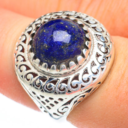 Lapis Lazuli Rings handcrafted by Ana Silver Co - RING60788