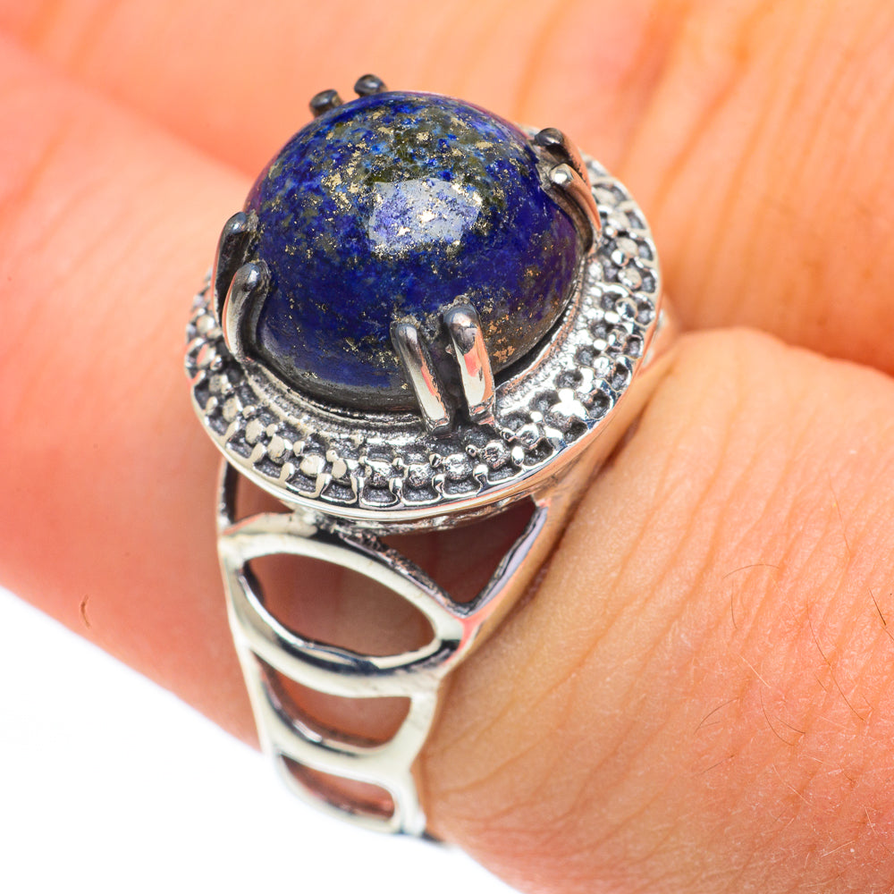 Lapis Lazuli Rings handcrafted by Ana Silver Co - RING60789