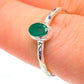 Zambian Emerald Rings handcrafted by Ana Silver Co - RING60793