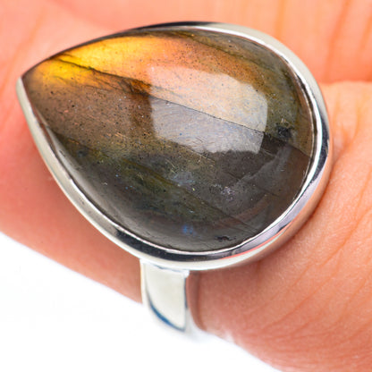 Labradorite Rings handcrafted by Ana Silver Co - RING60794