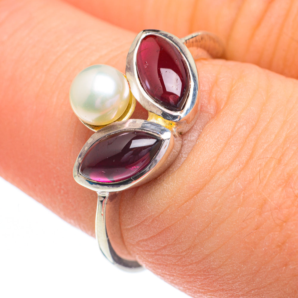 Garnet Rings handcrafted by Ana Silver Co - RING60800